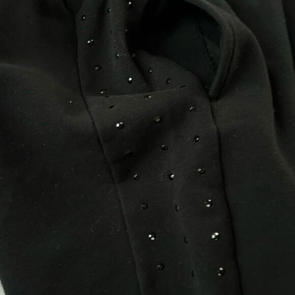 DKNY Sport Rhinestone Relaxed Black Pockets Drawstring Joggers Size XS - Picture 12 of 16